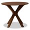 Baxton Studio Kenji Walnut Brown Finished 35-Inch-Wide Round Wood Dining Table 168-10891 - alternate 4